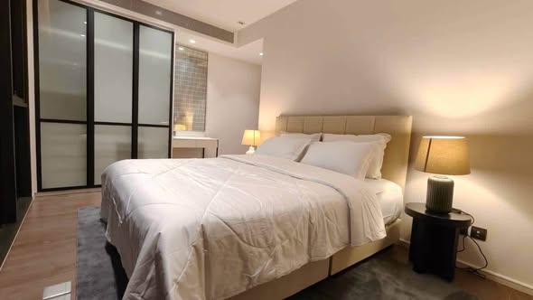 bedroom of MUNIQ Sukhumvit 23