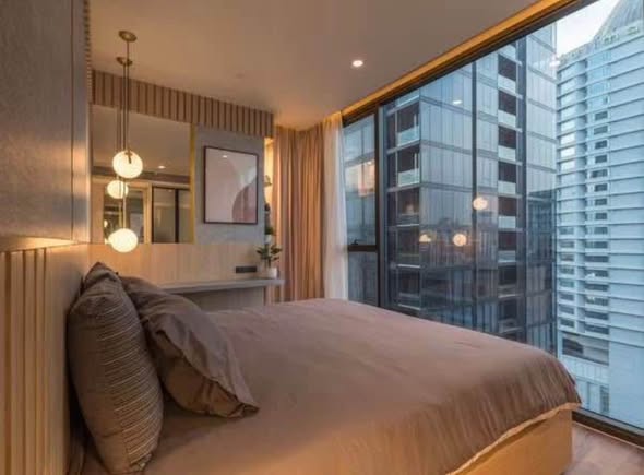 bedroom of MUNIQ Sukhumvit 23