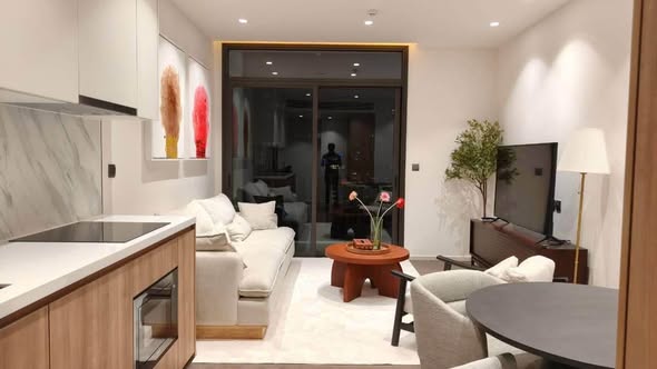 living room of MUNIQ Sukhumvit 23