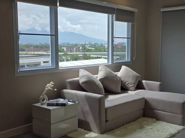 bedroom and living room and room interior of My Condo Sukhumvit 103 มาย คอนโด สุขุมวิท 103