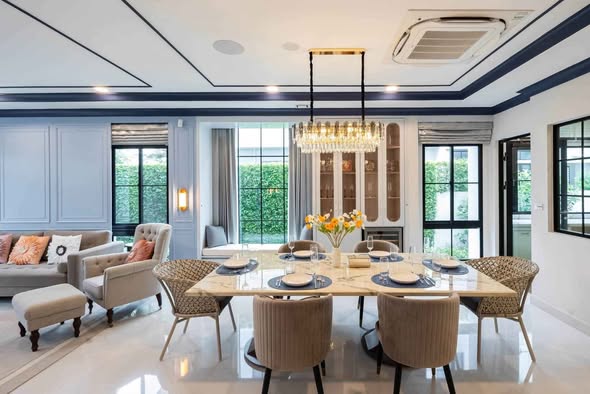 living room and room interior of Nantawan Rama 9 – New Krungthepkreetha