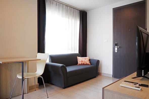 living room and bedroom and room interior of คอนโด Niche id