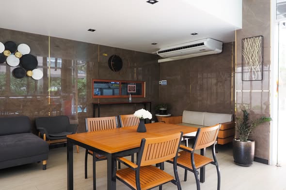 living room and room interior of คอนโด Niche id