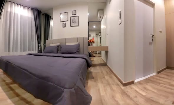 bedroom of Niche MONO Sukhumvit Bearing