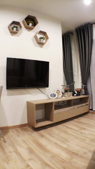 living room and room interior of Niche MONO Sukhumvit Bearing