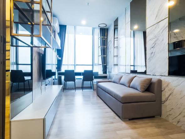 living room and room interior of Niche Pride Tao Poon Interchange