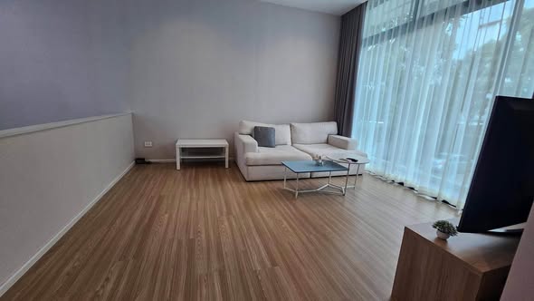 bedroom and living room of Nirvana Define Srinakarin-Rama9