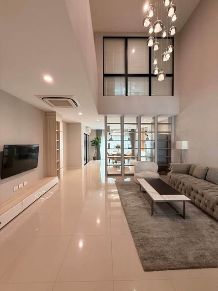 living room of Nirvana Define Srinakarin-Rama9