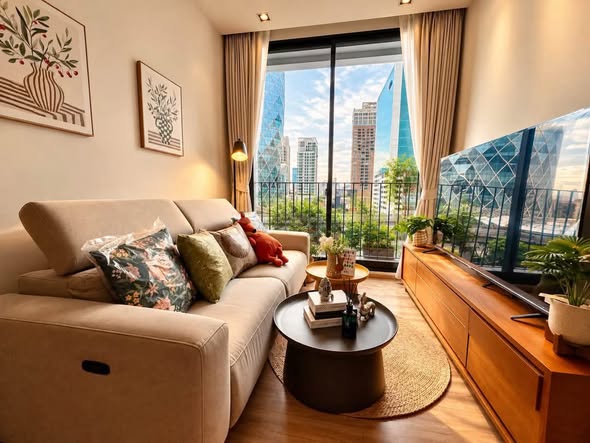 living room of Noble Around Ari