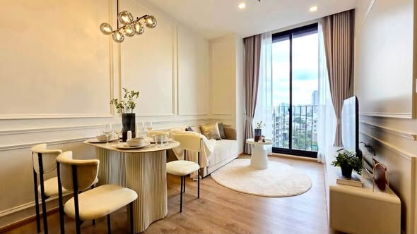 living room and room interior of Noble Around Ari