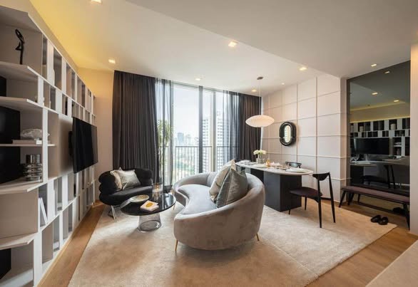 living room of Noble Around Sukhumvit 33