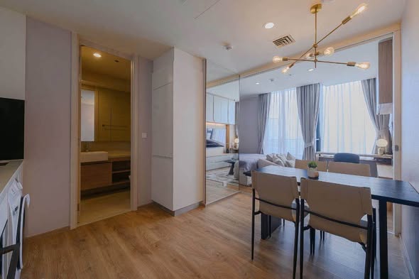 bedroom of Noble Form Thonglor โนเบิล ฟอร์ม ทองหล่อ