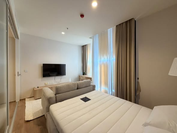 bedroom of Noble Form Thonglor โนเบิล ฟอร์ม ทองหล่อ