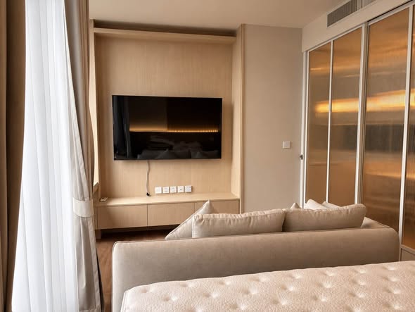 bedroom of Noble Form Thonglor โนเบิล ฟอร์ม ทองหล่อ