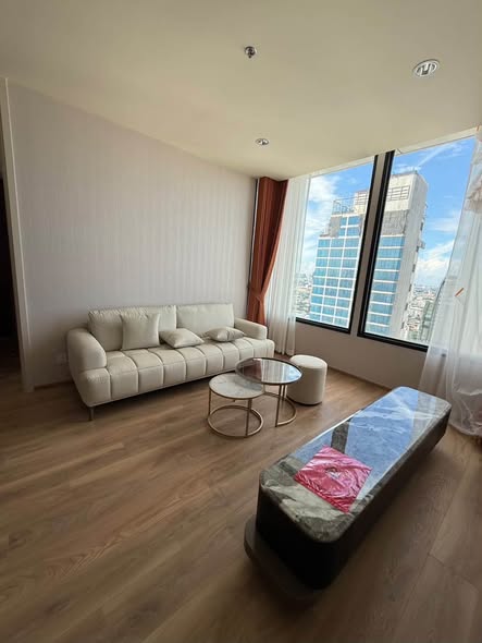 living room and bedroom of Noble Form Thonglor โนเบิล ฟอร์ม ทองหล่อ