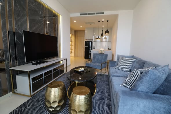 bedroom and living room of Noble Ploenchit