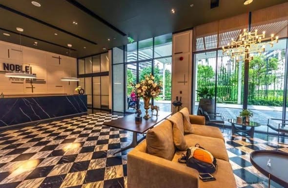 living room of Noble Recole
