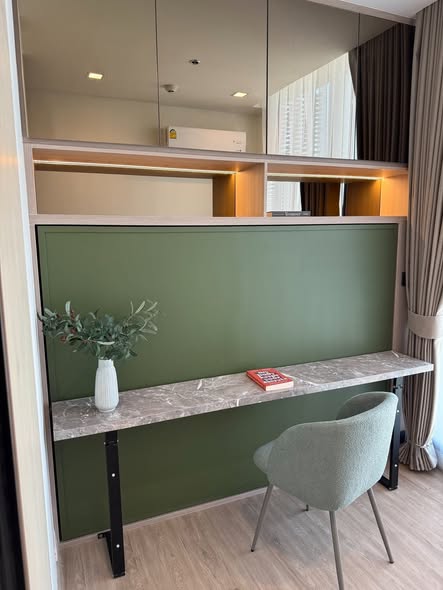 room interior and bathroom of Noble State Sukhumvit 39