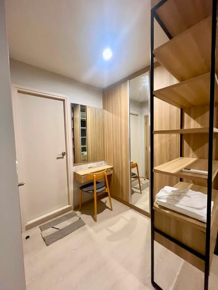 room interior and bathroom of NUE Connex Condo Don Mueang