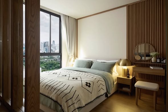 bedroom of Nue Epic Asok-Rama9 (นิว เอปิค อโศก-พระราม9)