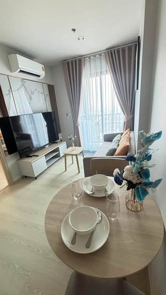 bedroom and living room of Nue Mega Plus Bangna