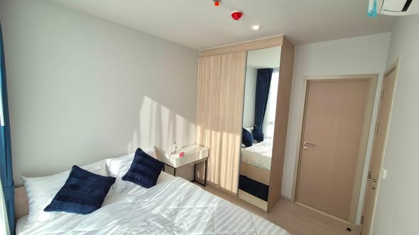 bedroom and room interior of Nue Mega Plus Bangna