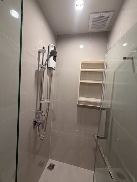 room interior and bathroom of Nue Mega Plus Bangna