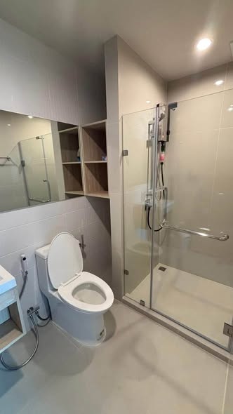 room interior and bathroom of Nue Mega Plus Bangna