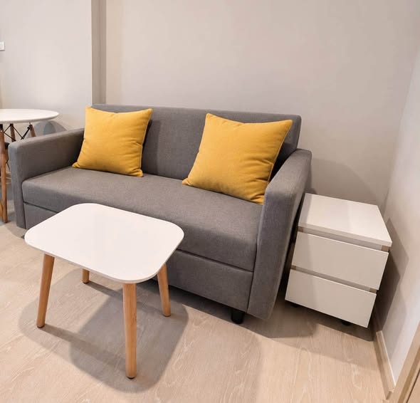 living room and room interior of NUE Noble Ngamwongwan (นิว โนเบิล งามวงศ์วาน)