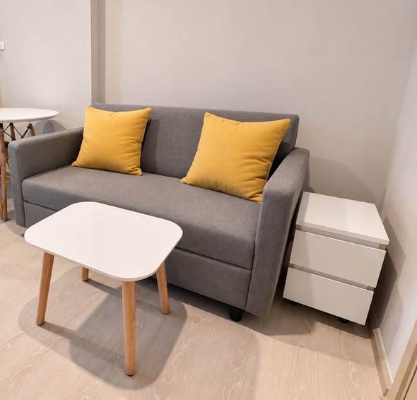 living room and room interior of NUE Noble Ngamwongwan (นิว โนเบิล งามวงศ์วาน)