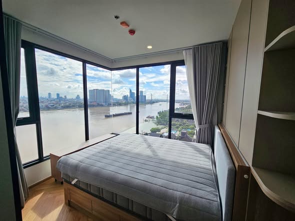 bedroom of Nue Riverest Ratburana นิว ริเวอร์เรสต์ ราษฎร์บูรณะ