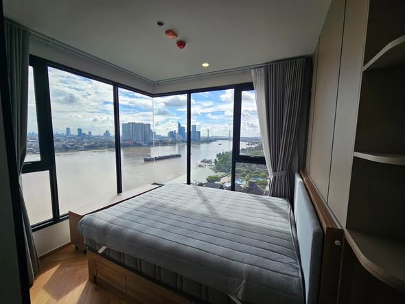 bedroom of Nue Riverest Ratburana นิว ริเวอร์เรสต์ ราษฎร์บูรณะ