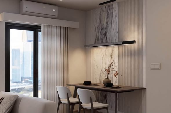 living room of Nue Riverest Ratburana นิว ริเวอร์เรสต์ ราษฎร์บูรณะ