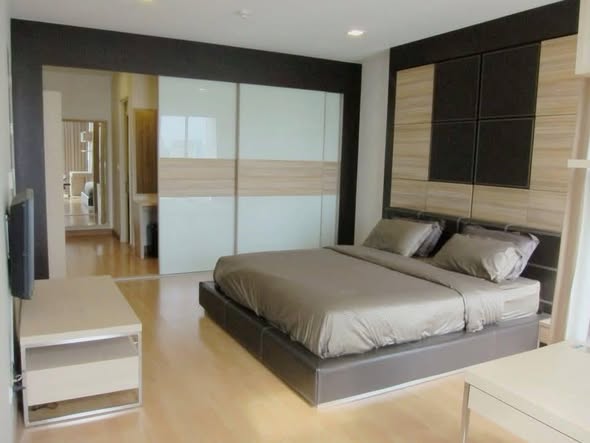 bedroom and room interior of Nusasiri Grand Condo