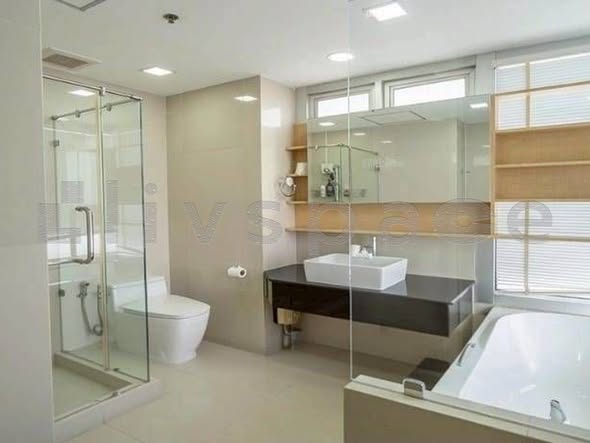 room interior and bathroom of Nusasiri Grand Condo