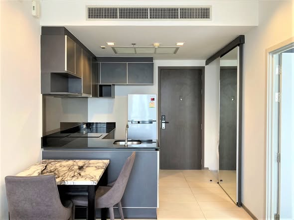 room interior and kitchen of Nye by Sansiri