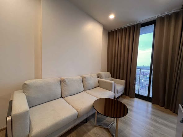 bedroom and living room of Oka Haus