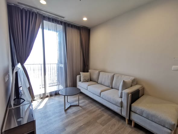 bedroom and living room of Oka Haus