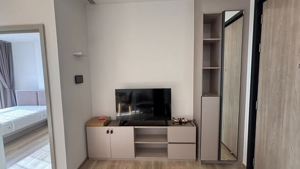 bedroom and room interior of Oka Haus