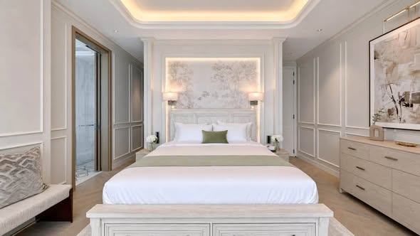 bedroom of One 89 Wireless