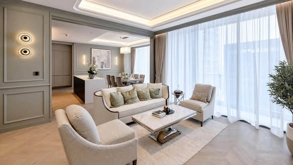 bedroom and living room of One 89 Wireless
