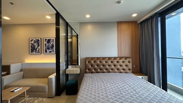 bedroom of One9Five Asoke – Rama 9