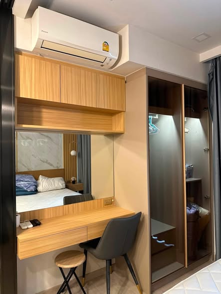 bedroom and bathroom of One9Five Asoke – Rama 9