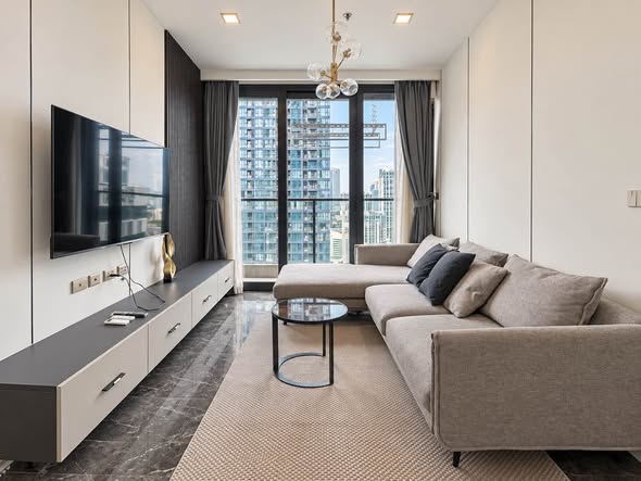 living room of One9Five Asoke – Rama 9