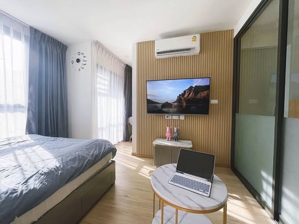 bedroom and room interior of Oneder เกษตร