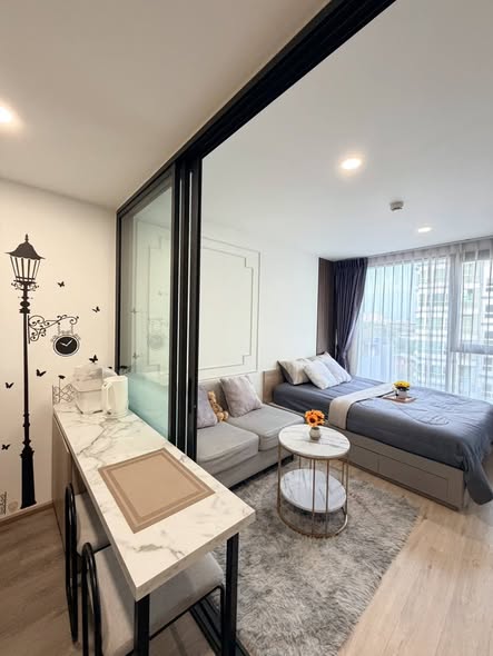 living room and bedroom and room interior of Oneder เกษตร