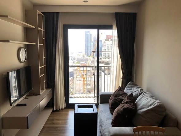 living room and bedroom of Onyx by Sansiri