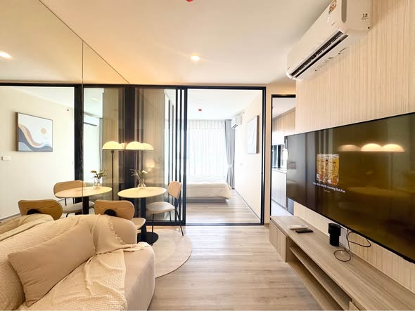 living room and room interior of Origin Place Bangna