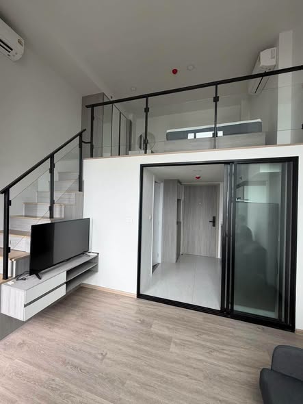 living room and room interior of Origin Plug & Play Nonthaburi Station