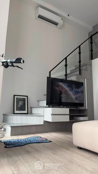 living room and bedroom and kitchen of Origin Plug & Play Sirindhorn Station